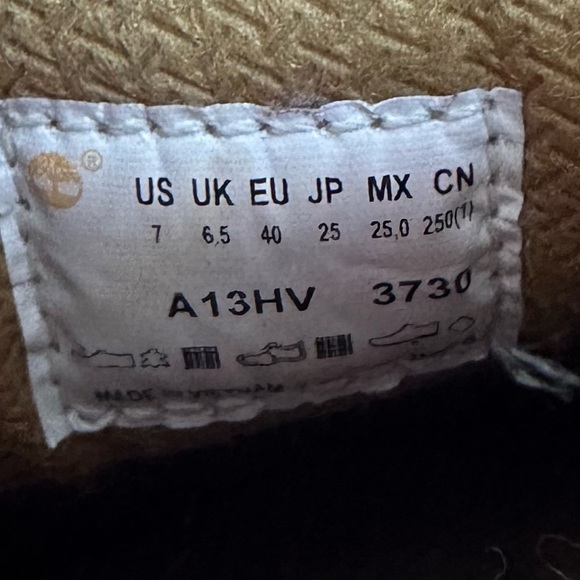 ♦️ MOVING SALE FINAL PRICE Timberland Red Suede Boots Men’s Size 7 women’s 8.5 - Picture 11 of 12